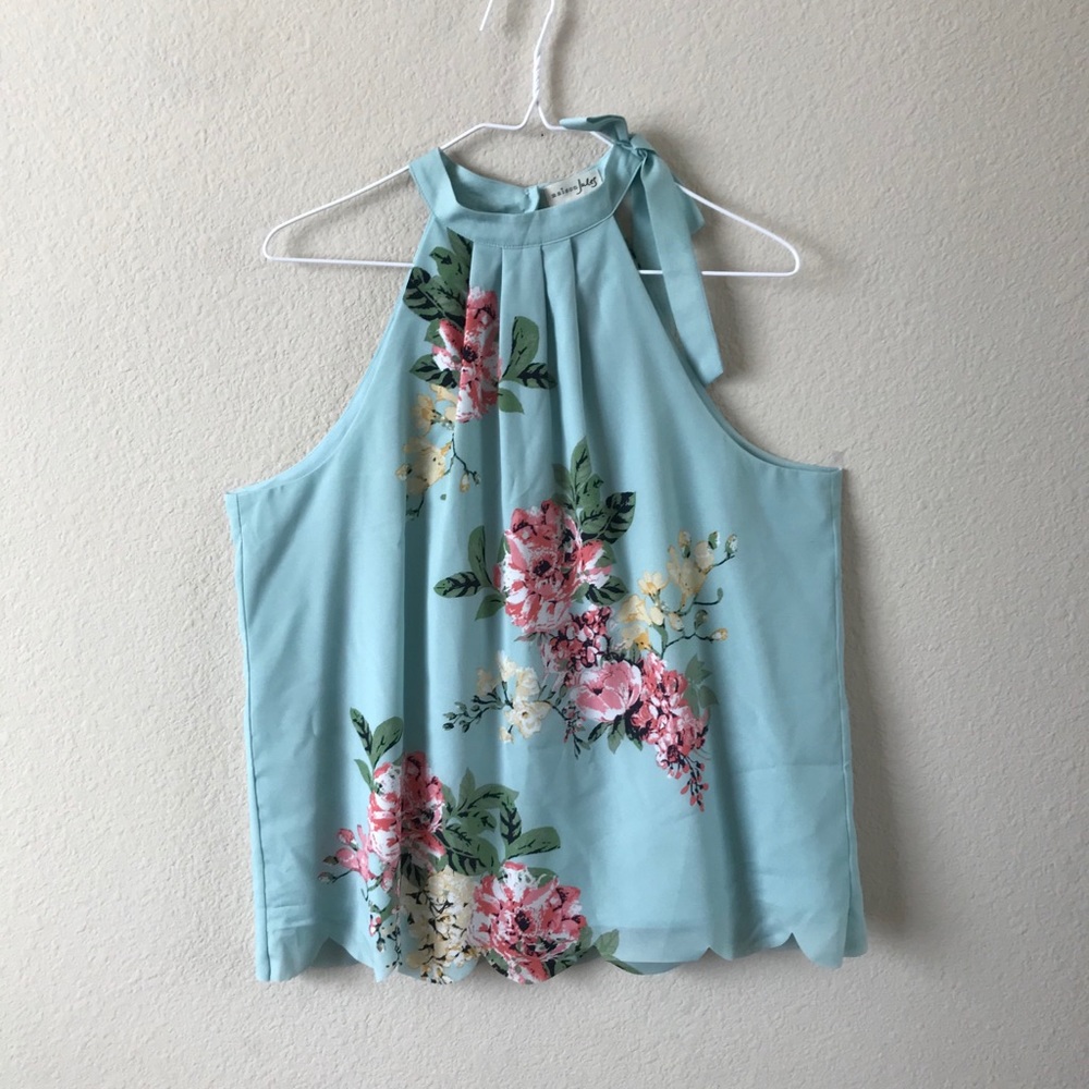 Floral Halter Top